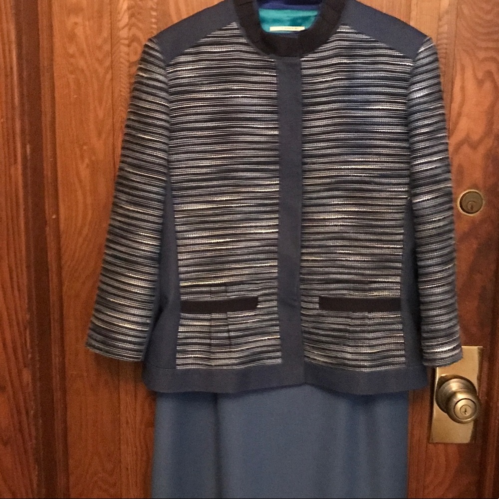 2 pc. Dress set, printed jacket and solid dress